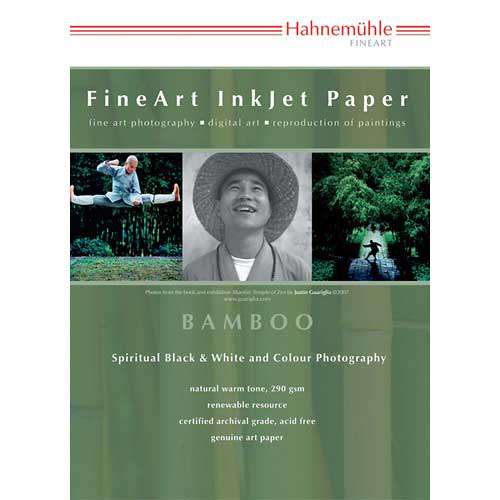 Hahnem Hle Bamboo Inkjet Paper X A Sheets Art